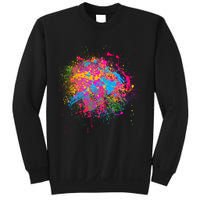 Colorful Artsy Paint Splat Sweatshirt