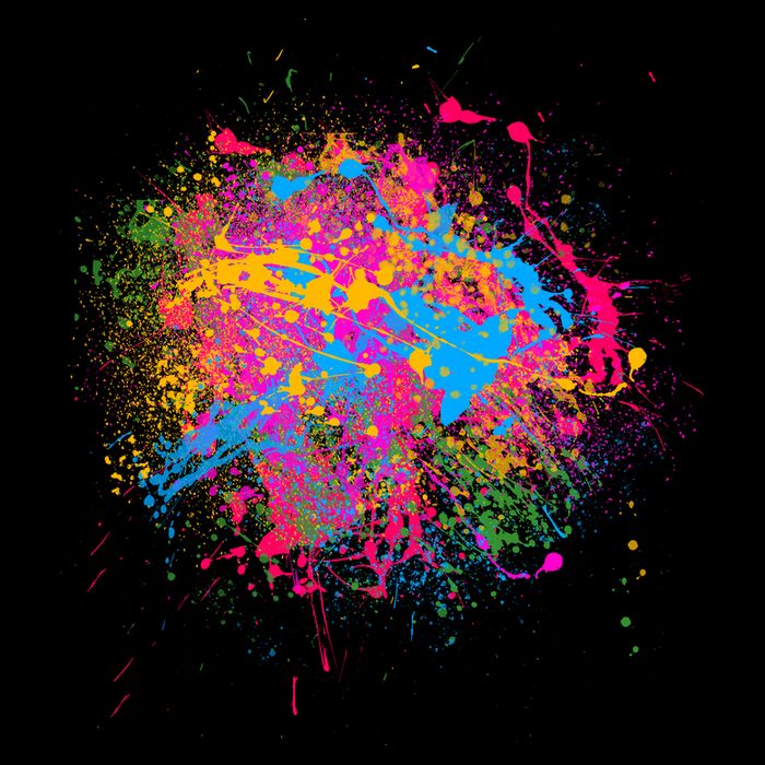 Colorful Artsy Paint Splat Sweatshirt