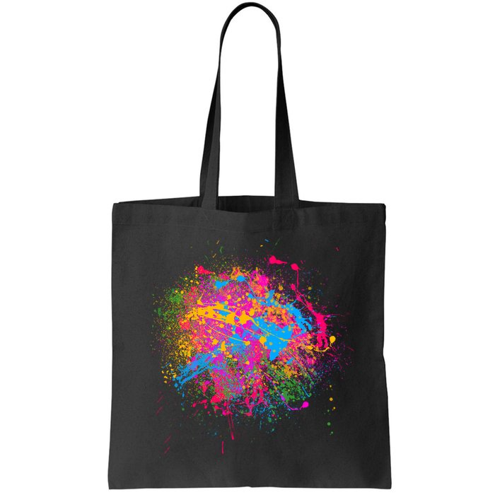 Colorful Artsy Paint Splat Bag