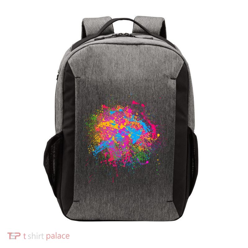 Colorful Artsy Paint Splat Vector Backpack
