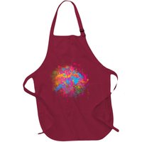 Colorful Artsy Paint Splat Apron