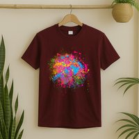 Colorful Artsy Paint Splat T-Shirt