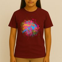 Colorful Artsy Paint Splat T-Shirt