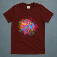 Colorful Artsy Paint Splat T-Shirt