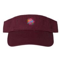 Colorful Artsy Paint Splat Visor