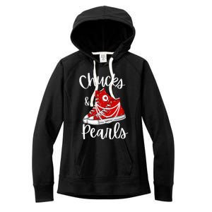 Chucks And Pearls Cute Women Women's Fleece Hoodie