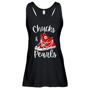 Chucks And Pearls Cute Women Ladies Essential Flowy Tank