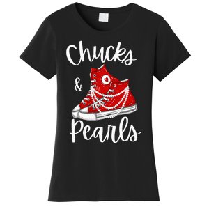 Chucks And Pearls Cute Women Women's T-Shirt