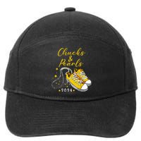 Chucks And Pearls 2024 Kamala Harris For President 47th 7-Panel Snapback Hat