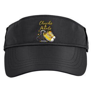 Chucks And Pearls 2024 Kamala Harris For President 47th Adult Drive Performance Visor