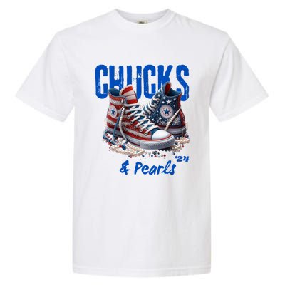 Chucks And Pearls Cute Garment-Dyed Heavyweight T-Shirt