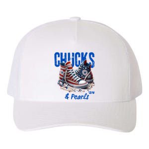 Chucks And Pearls Cute Yupoong Adult 5-Panel Trucker Hat