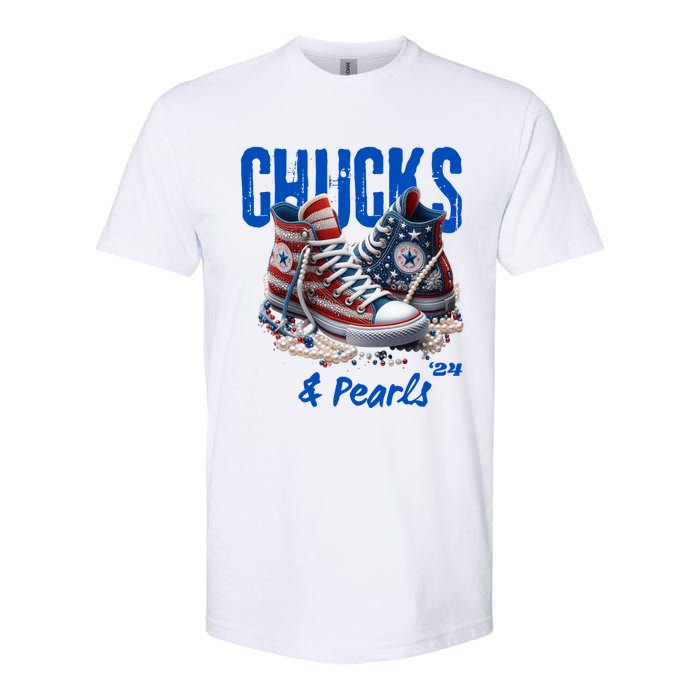 Chucks And Pearls Cute Softstyle CVC T-Shirt