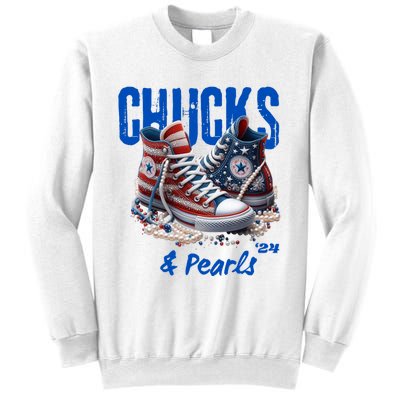 Chucks And Pearls Cute Sweatshirt