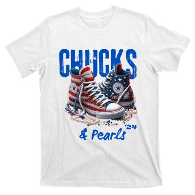 Chucks And Pearls Cute T-Shirt