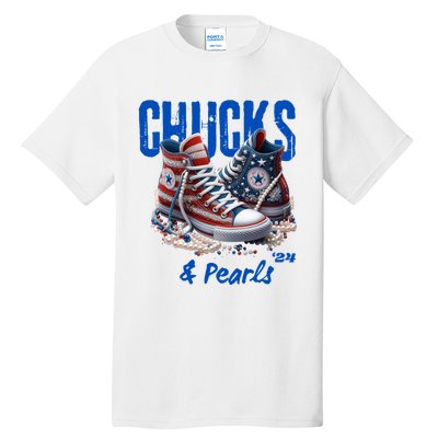 Chucks And Pearls Cute Tall T-Shirt