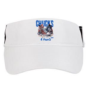 Chucks And Pearls Cute Adult Drive Performance Visor