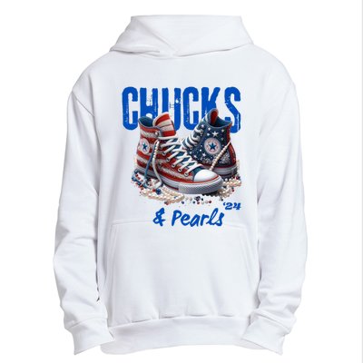 Chucks And Pearls Cute Urban Pullover Hoodie