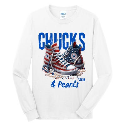 Chucks And Pearls Cute Tall Long Sleeve T-Shirt