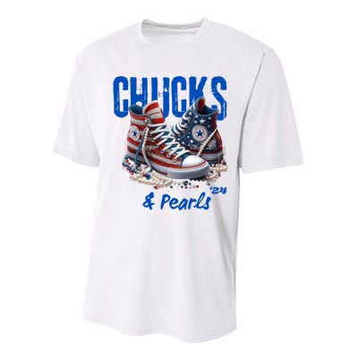 Chucks And Pearls Cute Performance Sprint T-Shirt