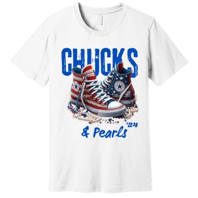 Chucks And Pearls Cute Premium T-Shirt