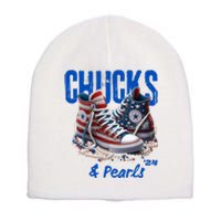 Chucks And Pearls Cute Short Acrylic Beanie