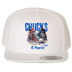 Chucks And Pearls Cute Wool Snapback Cap