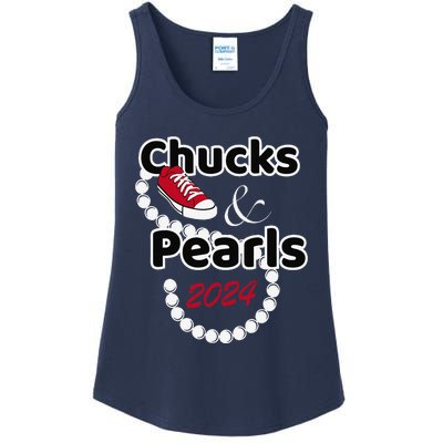 Chucks And Pearls Cute 2024 Ladies Essential Tank