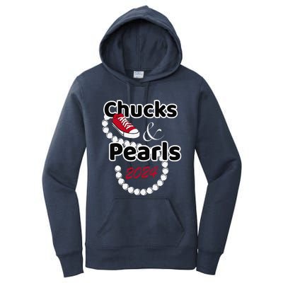 Chucks And Pearls Cute 2024 Women's Pullover Hoodie