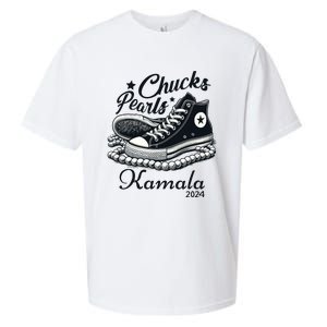 Chucks And Pearls For Women 2024 Kamala Harris Sueded Cloud Jersey T-Shirt