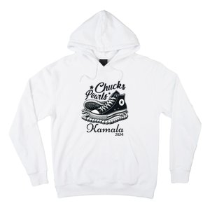 Chucks And Pearls For Women 2024 Kamala Harris Hoodie