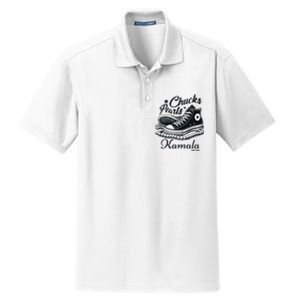 Chucks And Pearls For Women 2024 Kamala Harris Dry Zone Grid Polo