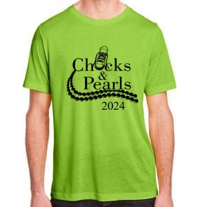 Chucks And Pearls 2024 Women Gifts Adult ChromaSoft Performance T-Shirt