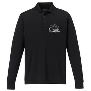 Chucks And Pearls 2024 Women Gifts Performance Long Sleeve Polo