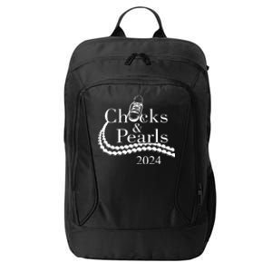 Chucks And Pearls 2024 Women Gifts City Backpack