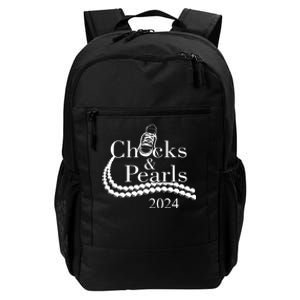 Chucks And Pearls 2024 Women Gifts Daily Commute Backpack