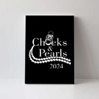 Chucks And Pearls 2024 Women Gifts Canvas