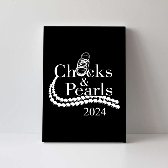 Chucks And Pearls 2024 Women Gifts Canvas