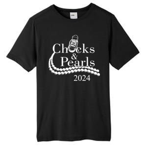 Chucks And Pearls 2024 Women Gifts Tall Fusion ChromaSoft Performance T-Shirt