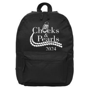 Chucks And Pearls 2024 Women Gifts 16 in Basic Backpack