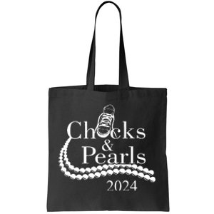 Chucks And Pearls 2024 Women Gifts Tote Bag