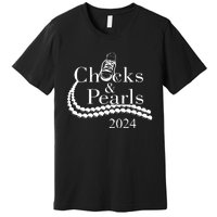 Chucks And Pearls 2024 Women Gifts Premium T-Shirt