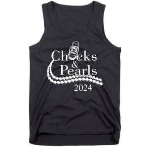 Chucks And Pearls 2024 Women Gifts Tank Top