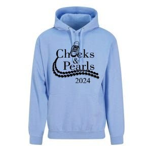 Chucks And Pearls 2024 Women Gifts Unisex Surf Hoodie