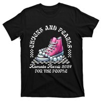 Chucks And Pearls Kamala Harris 2024 President Campaign T-Shirt