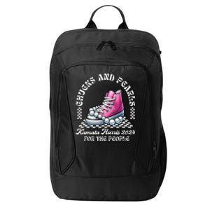 Chucks And Pearls Kamala Harris 2024 President Campaign City Backpack