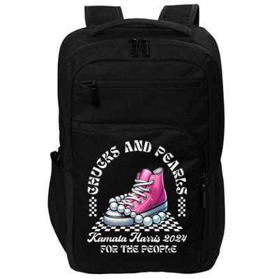 Chucks And Pearls Kamala Harris 2024 President Campaign Impact Tech Backpack