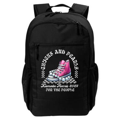 Chucks And Pearls Kamala Harris 2024 President Campaign Daily Commute Backpack