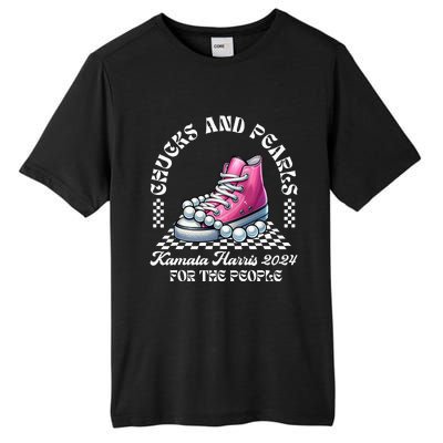 Chucks And Pearls Kamala Harris 2024 President Campaign Tall Fusion ChromaSoft Performance T-Shirt