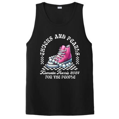 Chucks And Pearls Kamala Harris 2024 President Campaign PosiCharge Competitor Tank